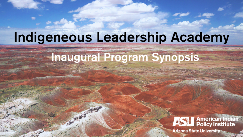 Indigenous Leadership Academy: Inaugural Program Synopsis 