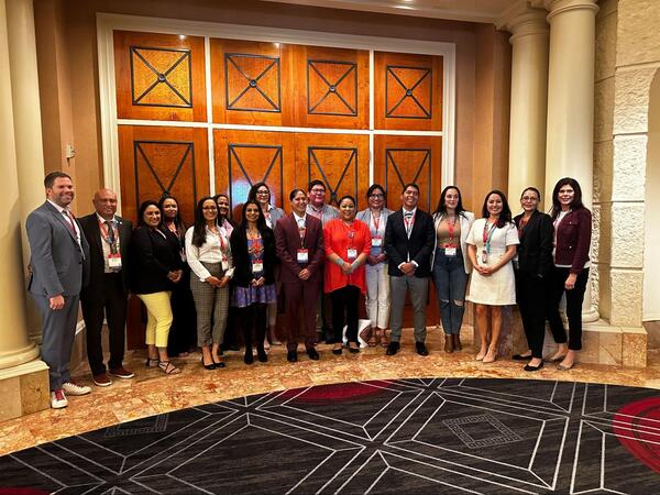 Spring 2023 Indigenous Leadership Academy cohort at the Reservation Economic Summit in Las Vegas, Nevada