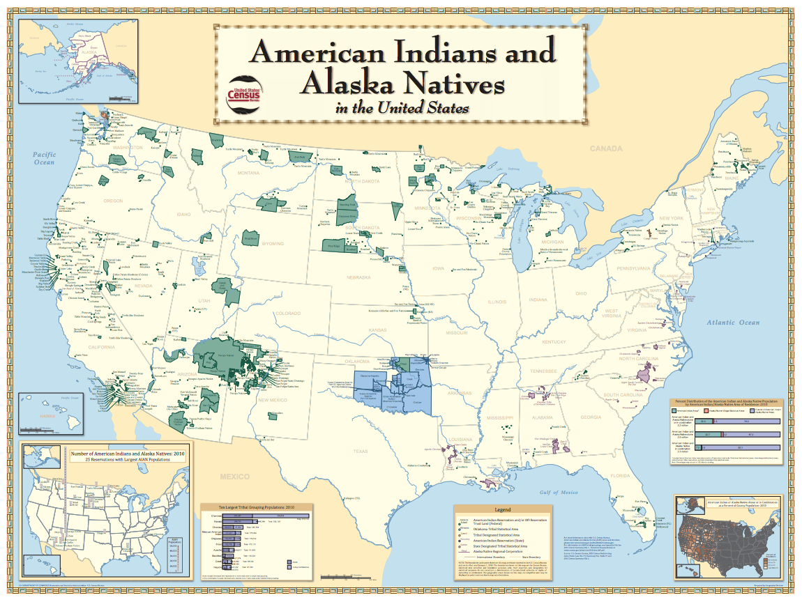 AI/AN 2010 Census Map